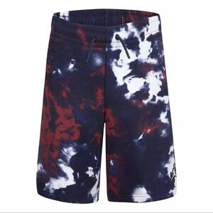 Boys Jordan’s Tie-Dye red and blue Athletic Shorts